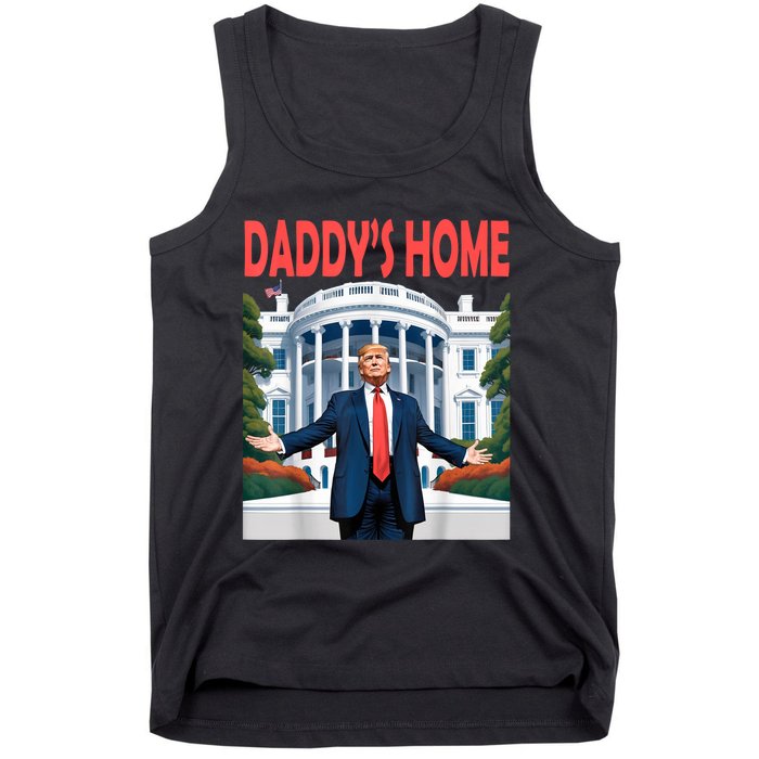 Trump Daddys Home White House Tank Top