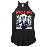 Trump Daddys Home White House Women's Perfect Tri Rocker Tank