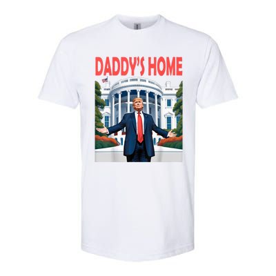 Trump Daddys Home White House Softstyle CVC T-Shirt