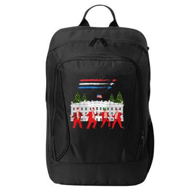 Trump Daddys Home White House Dance Make Xmas Great Again City Backpack