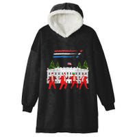 Trump Daddys Home White House Dance Make Xmas Great Again Hooded Wearable Blanket