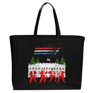 Trump Daddys Home White House Dance Make Xmas Great Again Cotton Canvas Jumbo Tote