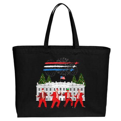 Trump Daddys Home White House Dance Make Xmas Great Again Cotton Canvas Jumbo Tote