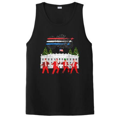 Trump Daddys Home White House Dance Make Xmas Great Again Sweatshirt PosiCharge Competitor Tank