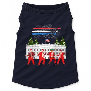 Trump Daddys Home White House Dance Make Xmas Great Again Sweatshirt Doggie Tank