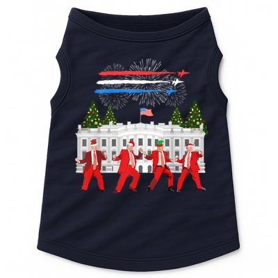 Trump Daddys Home White House Dance Make Xmas Great Again Sweatshirt Doggie Tank