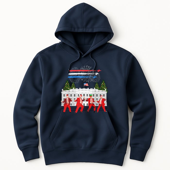 Trump Daddys Home White House Dance Make Xmas Great Again Sweatshirt Hoodie