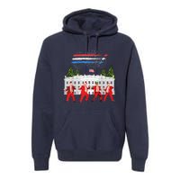 Trump Daddys Home White House Dance Make Xmas Great Again Sweatshirt Premium Hoodie