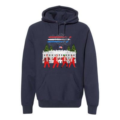 Trump Daddys Home White House Dance Make Xmas Great Again Sweatshirt Premium Hoodie