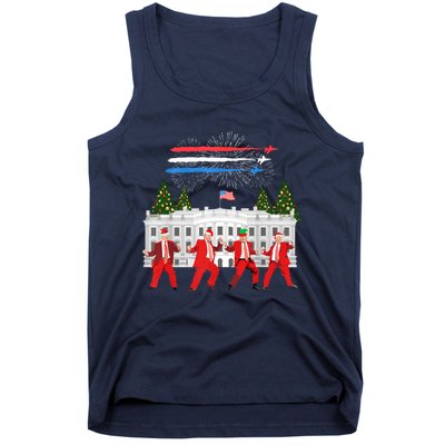 Trump Daddys Home White House Dance Make Xmas Great Again Sweatshirt Tank Top