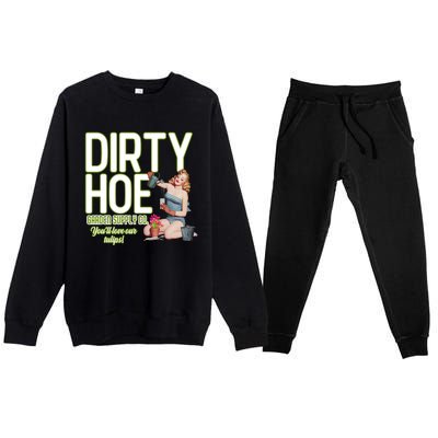 The Dirty Hoe Garden Supply YouLl Love Our Tulips Beauty Girl Premium Crewneck Sweatsuit Set