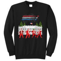 Trump Daddys Home White House Dance Make Xmas Great Again Long Sleeve Sweatshirt