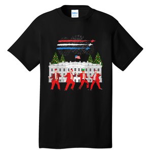 Trump Daddys Home White House Dance Make Xmas Great Again Long Sleeve Tall T-Shirt