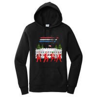 Trump Daddys Home White House Dance Make Xmas Great Again Long Sleeve Women's Pullover Hoodie