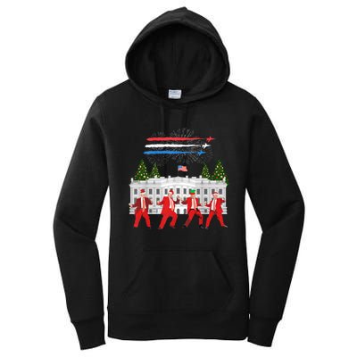 Trump Daddys Home White House Dance Make Xmas Great Again Long Sleeve Women's Pullover Hoodie