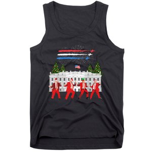 Trump Daddys Home White House Dance Make Xmas Great Again Long Sleeve Tank Top