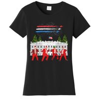 Trump Daddys Home White House Dance Make Xmas Great Again Long Sleeve Women's T-Shirt