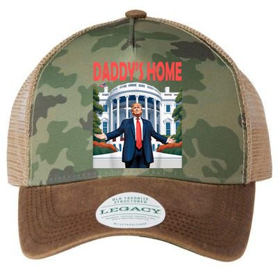 Trump Daddys Home White House Legacy Tie Dye Trucker Hat