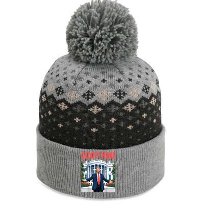 Trump Daddys Home White House The Baniff Cuffed Pom Beanie