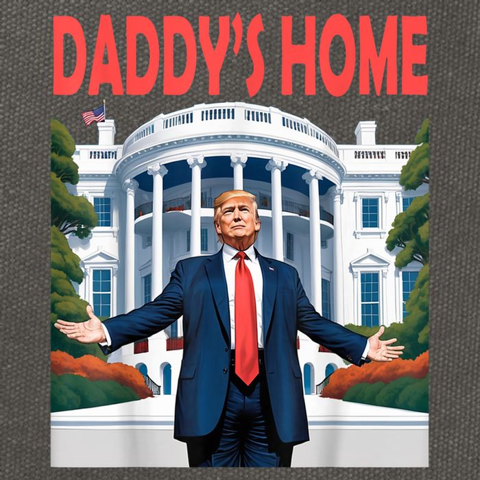 Trump Daddys Home White House Cotton Canvas Backpack