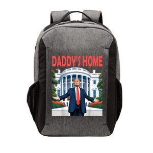 Trump Daddys Home White House Vector Backpack