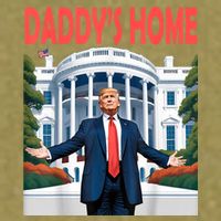 Trump Daddys Home White House Garment-Dyed Women's Muscle Tee