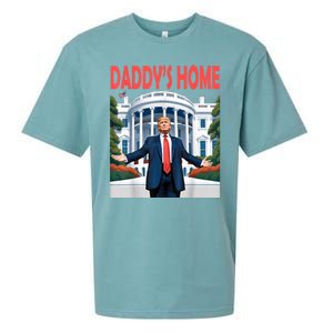 Trump Daddys Home White House Sueded Cloud Jersey T-Shirt