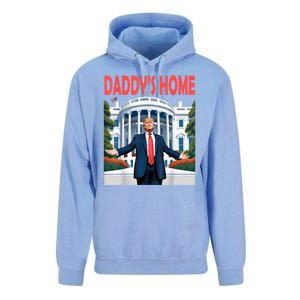 Trump Daddys Home White House Unisex Surf Hoodie