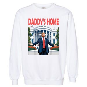 Trump Daddys Home White House Garment-Dyed Sweatshirt