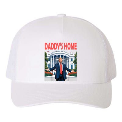 Trump Daddys Home White House Yupoong Adult 5-Panel Trucker Hat