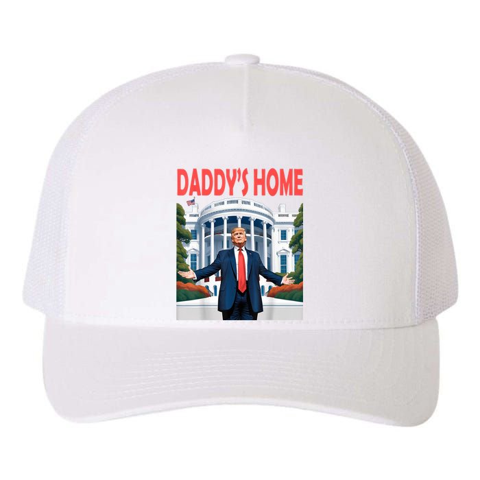 Trump Daddys Home White House Yupoong Adult 5-Panel Trucker Hat