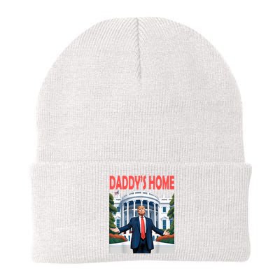 Trump Daddys Home White House Knit Cap Winter Beanie