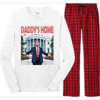 Trump Daddys Home White House Long Sleeve Pajama Set