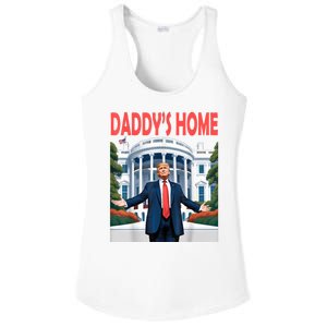 Trump Daddys Home White House Ladies PosiCharge Competitor Racerback Tank