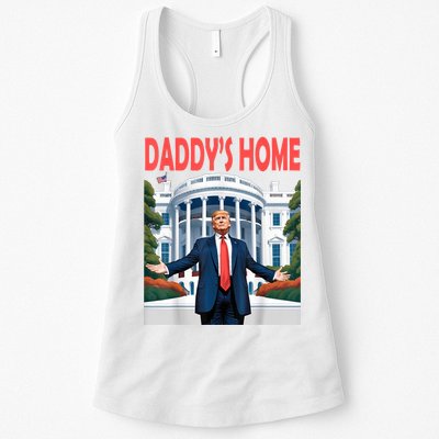 Trump Daddys Home White House Womens Tank Top