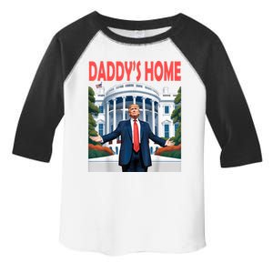 Trump Daddys Home White House Toddler Fine Jersey T-Shirt