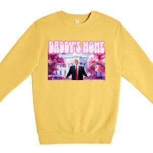 Trump Daddy’S Home Premium Crewneck Sweatshirt