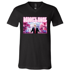 Trump Daddy’S Home V-Neck T-Shirt