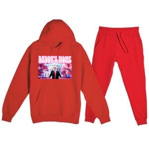 Trump Daddy’S Home Premium Hooded Sweatsuit Set