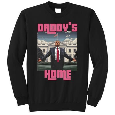 Trump Daddys Home White House Victory President 47 Sweatshirt