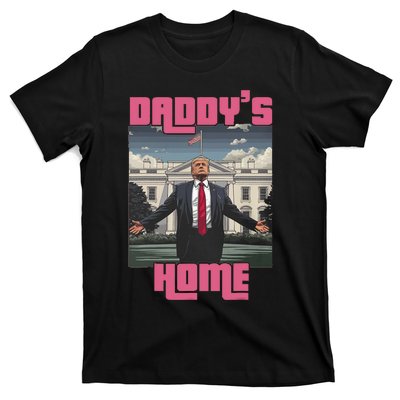 Trump Daddys Home White House Victory President 47 T-Shirt