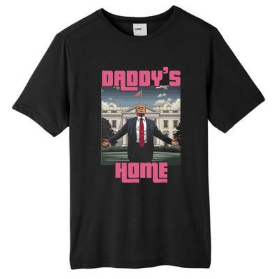 Trump Daddys Home White House Victory President 47 Tall Fusion ChromaSoft Performance T-Shirt