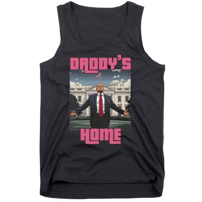 Trump Daddys Home White House Victory President 47 Tank Top