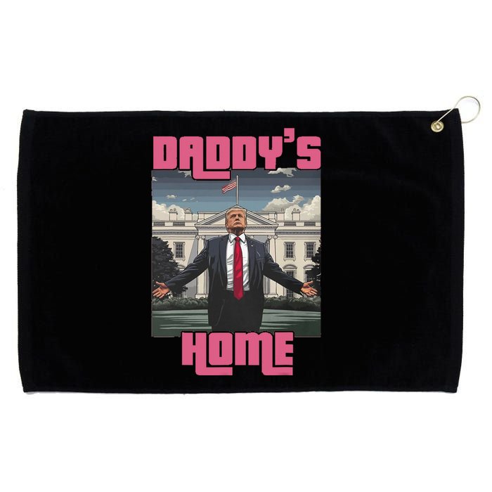 Trump Daddys Home White House Victory President 47 Grommeted Golf Towel