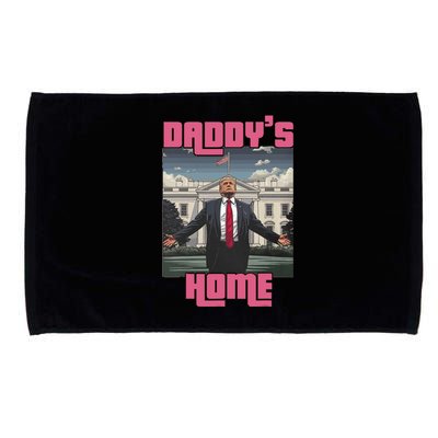 Trump Daddys Home White House Victory President 47 Microfiber Hand Towel