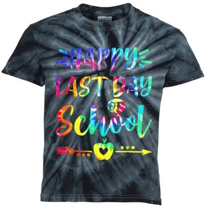 Tie Dye Happy Last Day of School Students and Teachers Kids Tie-Dye T-Shirt