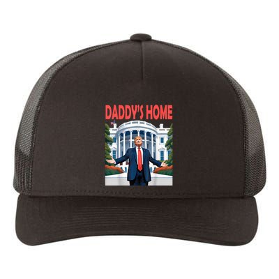 Trump Daddys Home White House Yupoong Adult 5-Panel Trucker Hat