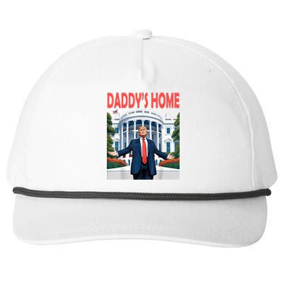 Trump Daddys Home White House Snapback Five-Panel Rope Hat