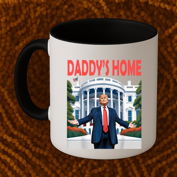 Trump Daddys Home White House Mug