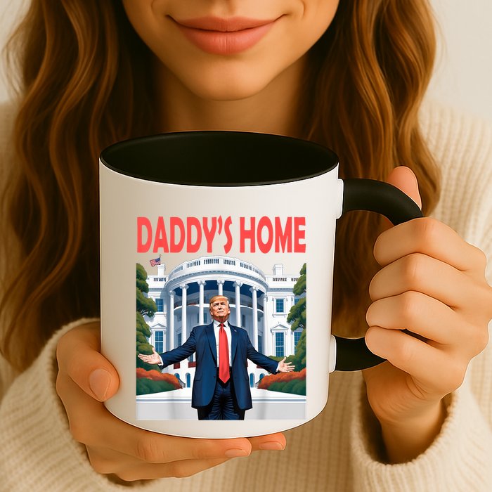 Trump Daddys Home White House Mug